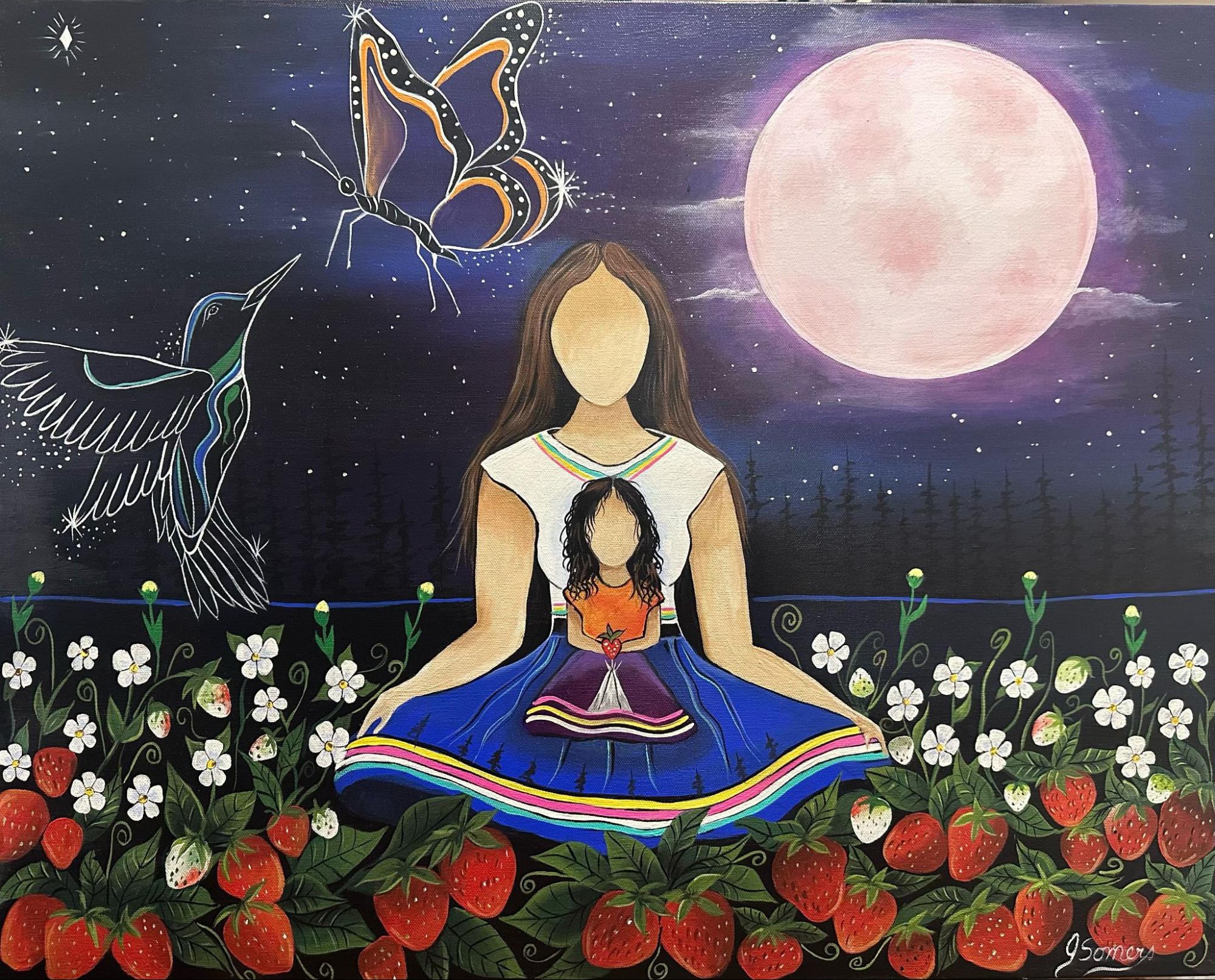 A diverse group of participants, including youth and professionals, engaging with Focal Point Artistry's Indigenous learning modules in a collaborative setting.